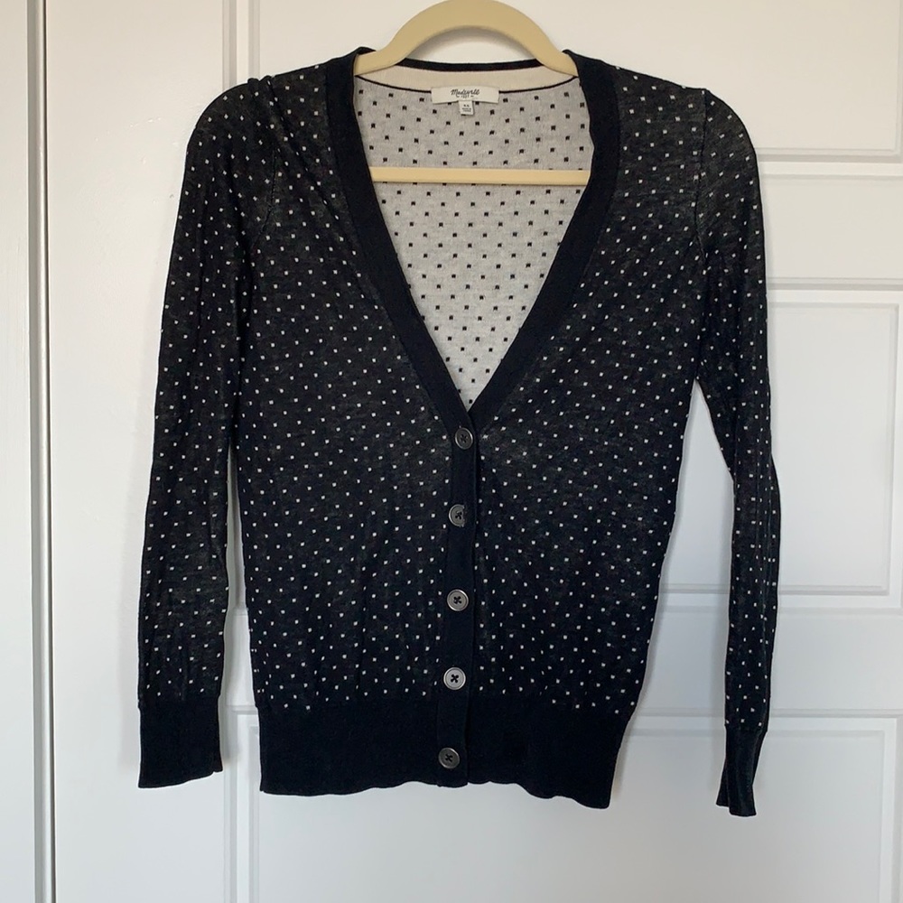 Madewell Dot Cardigan